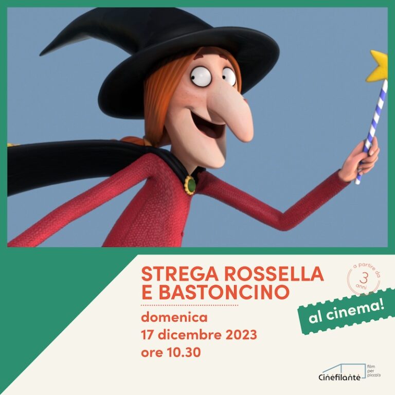 STREGA ROSSELLA E BASTONCINO